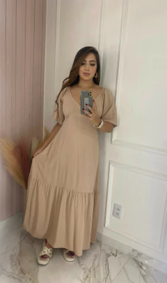 Vestido Manguinha - Viscolinho - comprar online