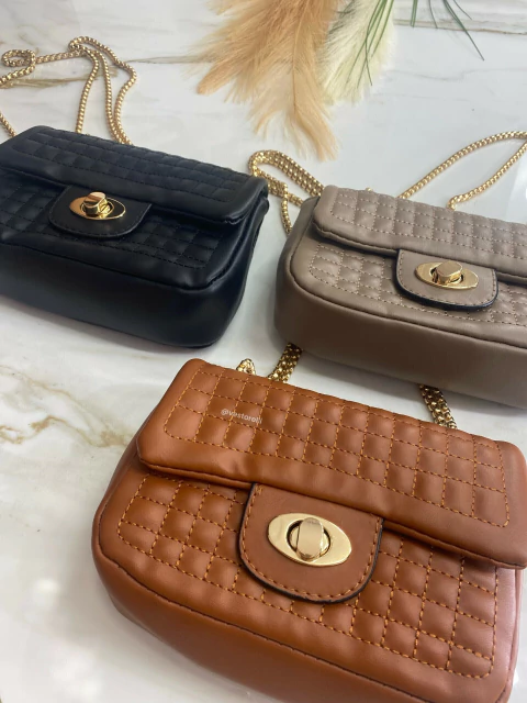 Bolsa Corrente Dourada - Pequena