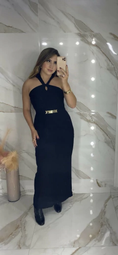 Imagem do Vestido Cruzado com Cinto - Marrant