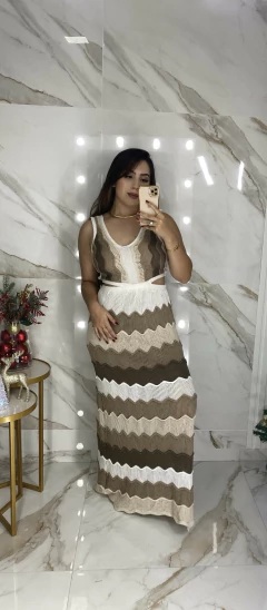 Imagem do Vestido Tricot Colors - Abertura Lateral