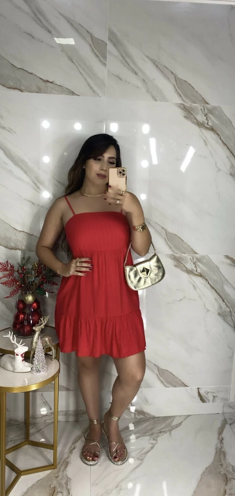 Vestido Alcinha Curto - Fio Lurex