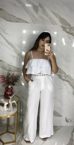 Cropped Babados - Colors na internet