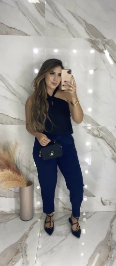 Calça Alfaiataria Cenoura - Zíper na barra - Vestorelli