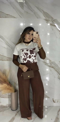 Tee Fashionista - Cow Print Texas - Vestorelli