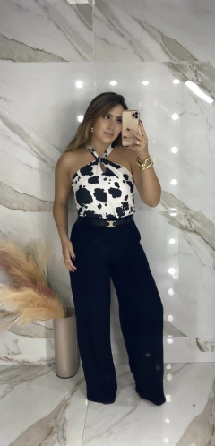 Regata Gola Cruzada - Cow Print na internet