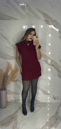 Vestido Colete - Tricot Mousse - Vestorelli