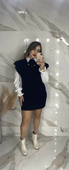 Vestido Colete - Tricot Mousse - loja online