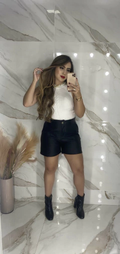 Regata Colete Detalhes -Tricot Modal