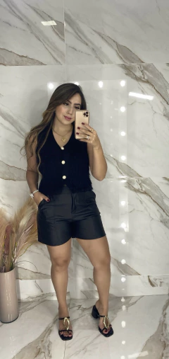 Colete Blair - Tricot importado com pelúcia