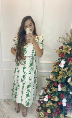 Conjunto Manguinha Princesa - Floral - comprar online