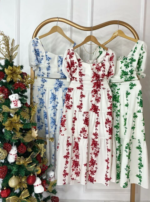 Conjunto Manguinha Princesa - Floral