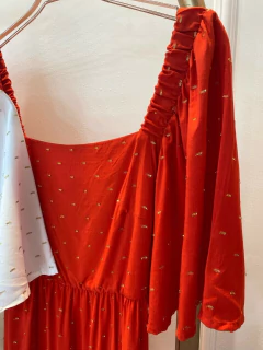 Vestido Fio Lurex - Manguinha - loja online