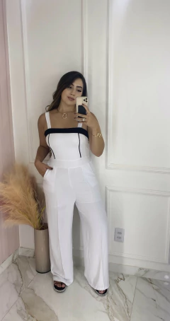 Macacão Bicolor - Preto e Branco Duna - comprar online