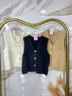 Colete Blair - Tricot importado com pelúcia
