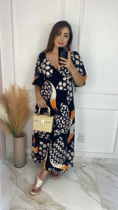 Imagem do Vestido Manguinha - Estampado