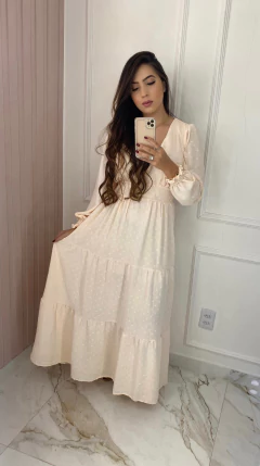 Vestido Manga Longa - Pipoca - loja online