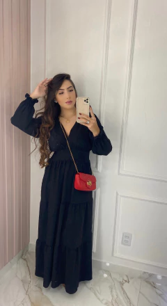 Vestido Manga Longa - Pipoca - Vestorelli