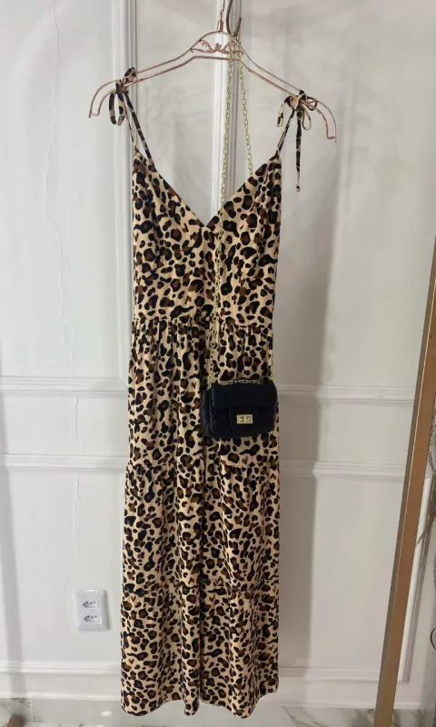 Vestido Alcinha - Animal Print
