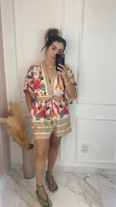 Macaquinho Estampado - Vestorelli