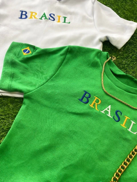 Cropped Brasil - Canelado Ribana