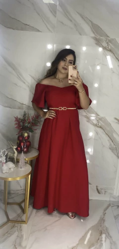 Vestido Longo Manguinha - Marrant - Vestorelli