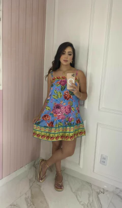 Vestido Alcinha - Estampado na internet