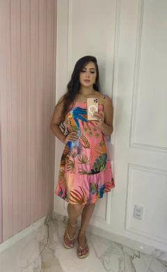 Vestido Alcinha - Estampado - Vestorelli