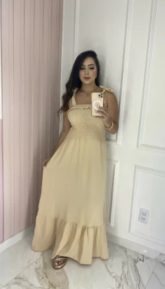 Vestido Alcinha Longo - Estampado - comprar online