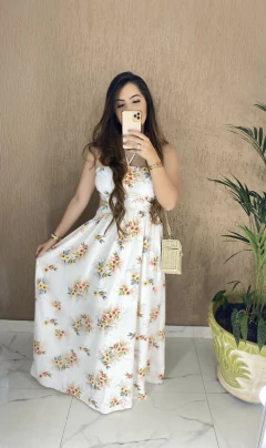 Vestido Floral - Crepe - comprar online