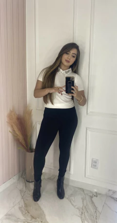 Blusa Tricot - Aplicação Pedraria - loja online