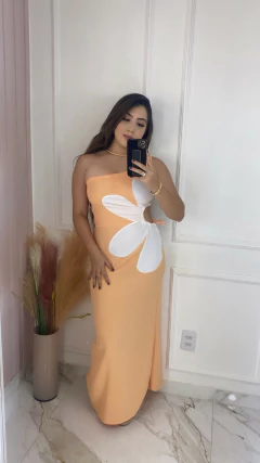 Vestido Flower abertura - Duna na internet