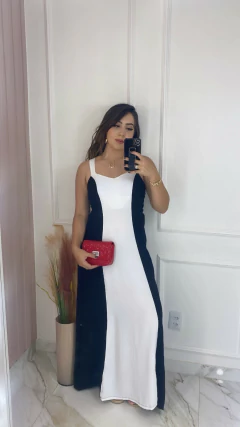Vestido Bicolor - Duna - loja online