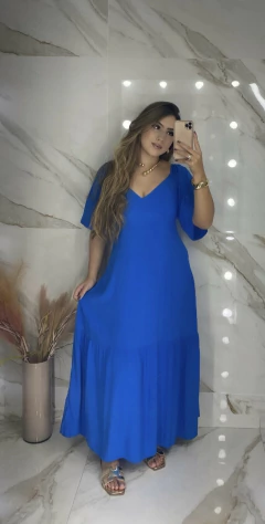 Vestido Manguinha Colors - Viscolinho - Vestorelli
