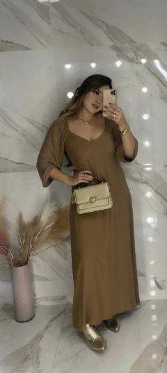 Vestido Manguinha Colors - Viscolinho