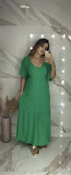Vestido Manguinha Colors - Viscolinho - loja online