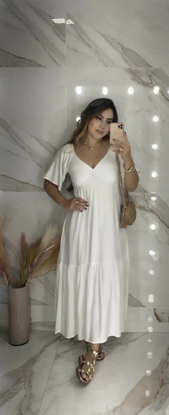 Vestido Manguinha Colors - Viscolinho