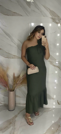 Imagem do Vestido Malibu - Flor no Ombro