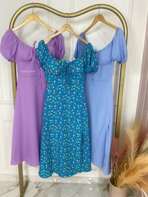 Vestido Fresh Manguinha - Crepe