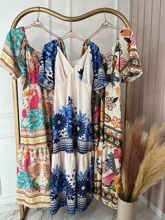 Vestido Manguinha - Estampado