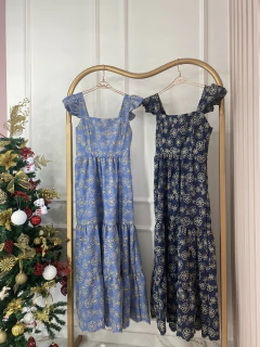 Vestido Jeans - Bordado Lease