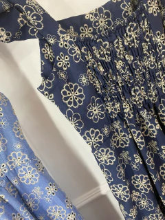 Vestido Jeans - Bordado Lease - comprar online