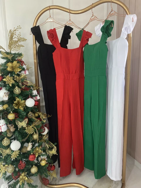 Macacão Pantalona - Babados