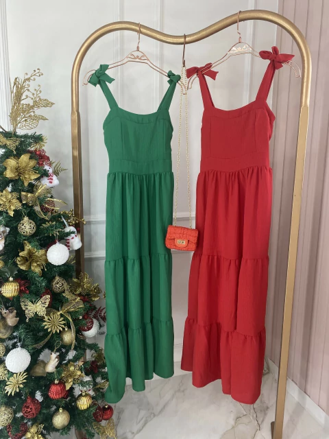 Vestido Alcinha Lacinho - Liso