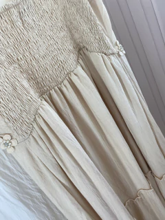 Vestido Flor - Pedrinha Pérola - Vestorelli