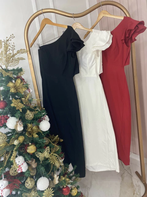 Vestido Maldivas Nula Manga - Babados