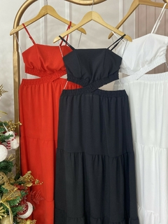 Vestido Alcinha - Abertura Lateral