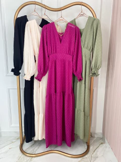 Vestido Manga Longa - Pipoca