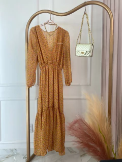 Vestido Flowers - Amarelo