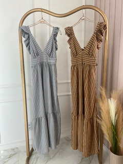 Vestido Alça Babados - Risca de Giz