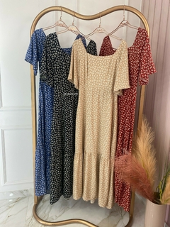 Vestido Manguinha - Floral